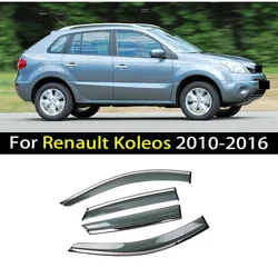 Car Window Visor For Renault Koleos 2010 2011 2012 2013 2014 2015 2016 Deflectors Window Rain Guard Weathershield Sun Rain Guard