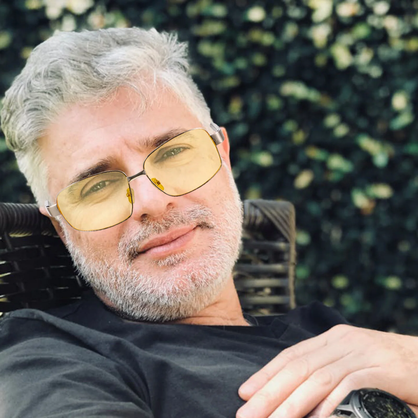 

1 Pair Night For Driving Anti Glare Sunglasses Men Women Yellow Lens Outdoor Sports Eyewear Nighttime Driving