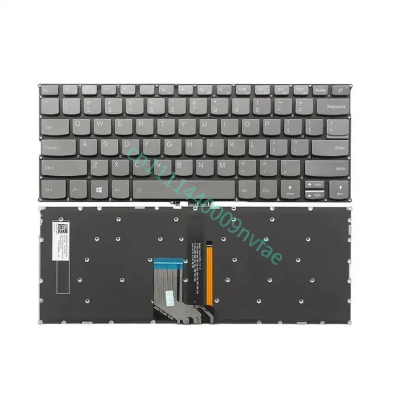 Laptop Replacement Keyboard for Lenovo Ideapad 320S-13IKB 720S-14IKB K42-80 V720-14 V720-14IKB with Backlight US Layout 0.3
