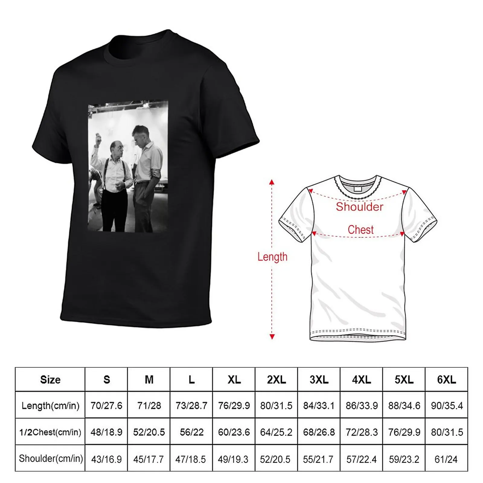 New Buster Keaton and Samuel Beckett T-Shirt man clothes kawaii clothes heavyweight t shirts graphic t shirt mens t shirts pack