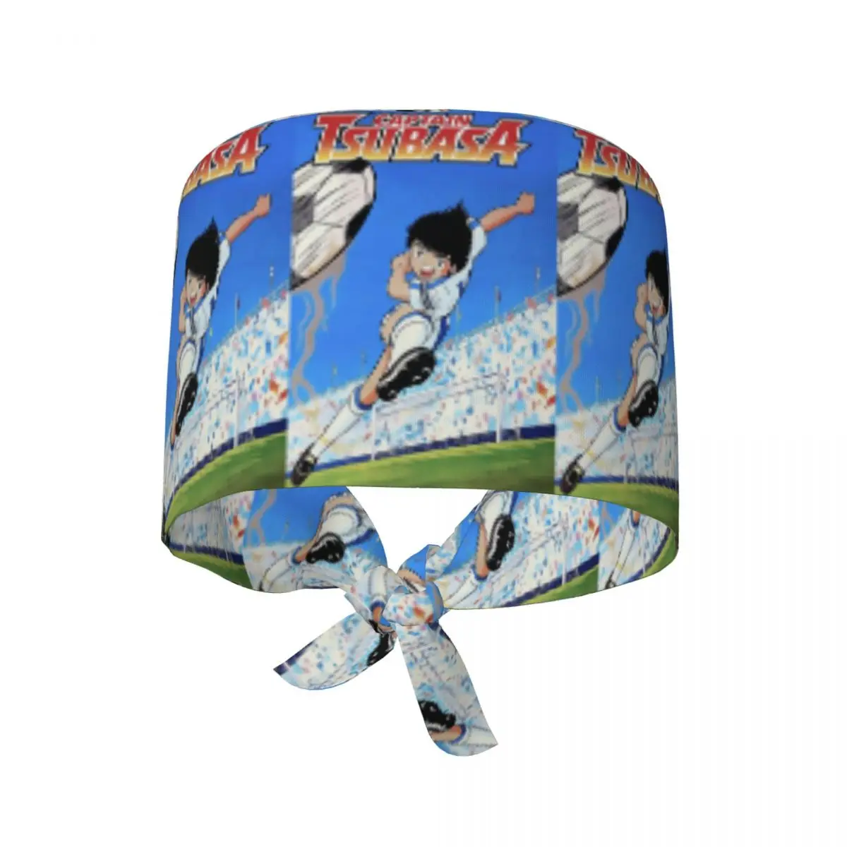 Captains Tsubasas Japan Football Anime Scrub Hat Doctor Working Surgical Cap Men Women Adjustable Nursing Caps for Dentist