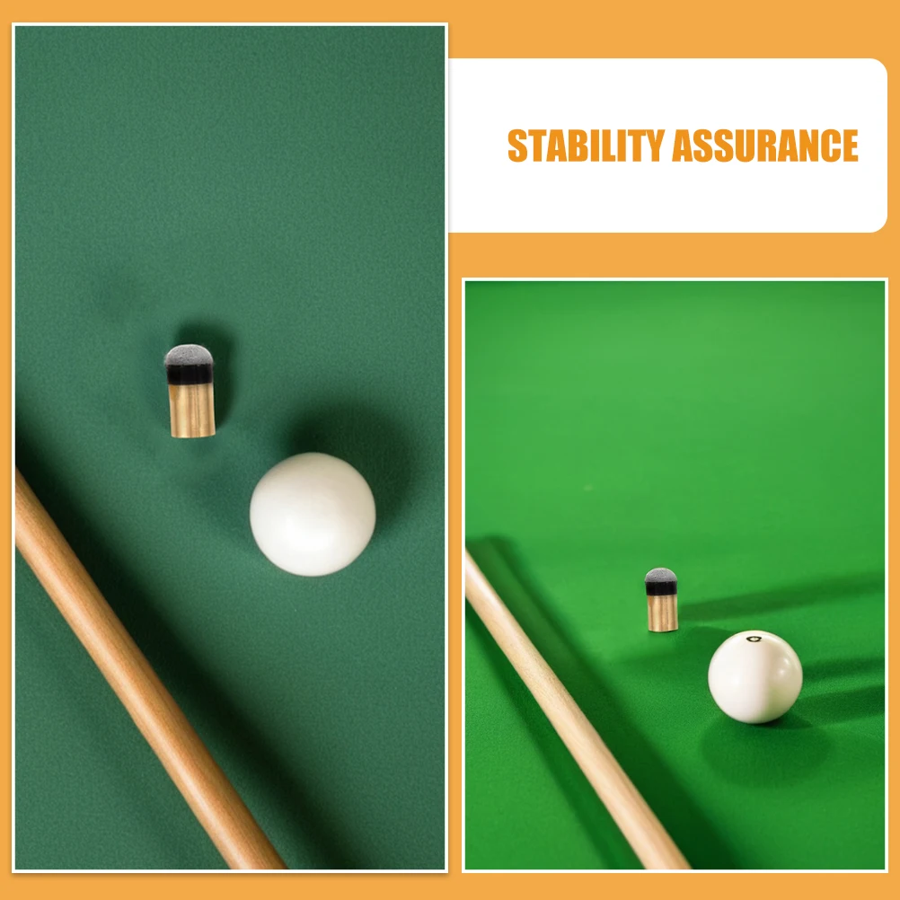 5Pcs Replacement Pool Cue Tips for Nineball Stick Brass Ferrule Enhanced Performance Easy Install Billiard Accessories