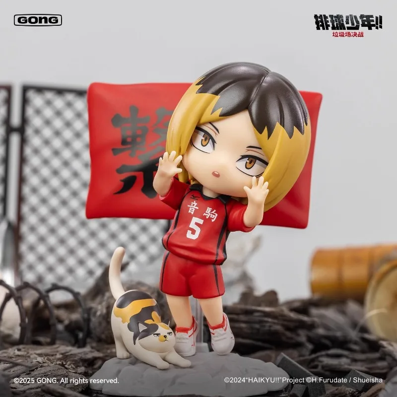 POPMART Original genuina resonancia GONG Haikyuu Boy Landfill Battle Series estatuilla caja ciega decoración regalo sorpresa