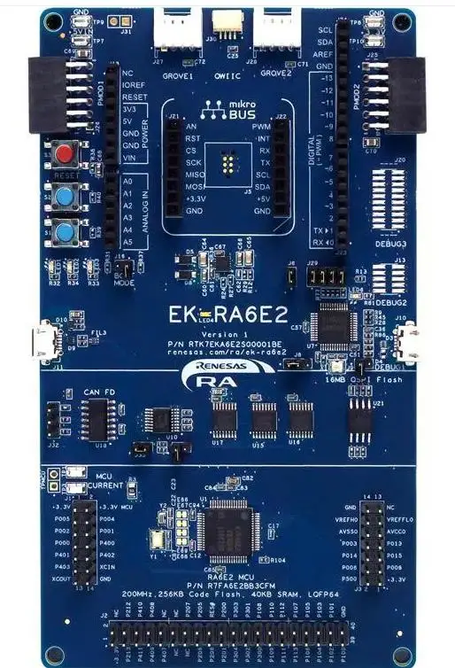 

RTK7FPA6E2S00001BE Board for RA6E2 development Board