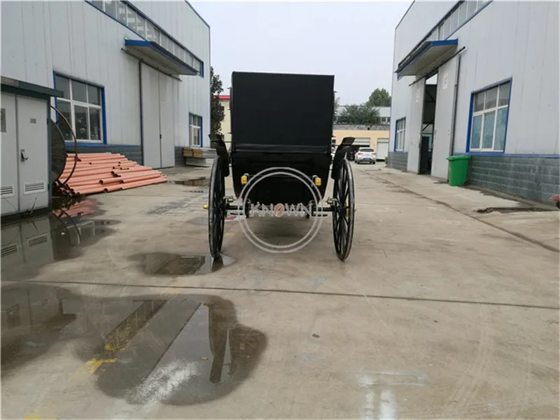 Carro de caballo plegable eléctrico Carro de turismo real para pasajeros en Europa