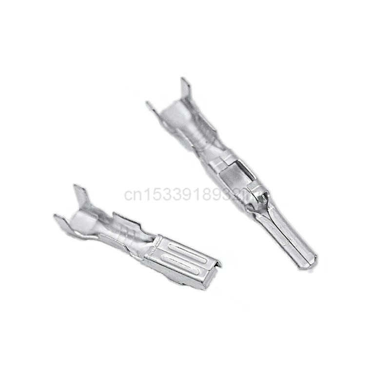 

100Pcs 2.3mm Car Crimp Terminal Non-Insulated Automotive Electrical Wire Connector Set Male Female Pins DJ621-2.3A DJ613-2.3A