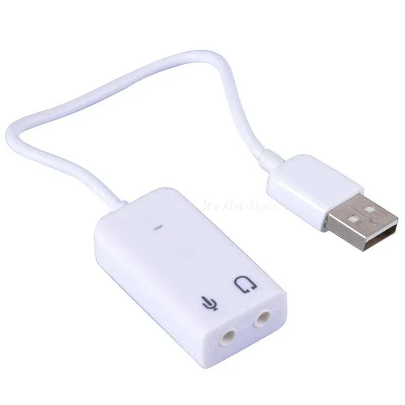 

Внешняя звуковая карта USB 2.0 Виртуальная 7.1-канальная USB-кабель Внешний автономный ремешок Звуковая карта Аудиоадаптер Аудиоинтерфейс