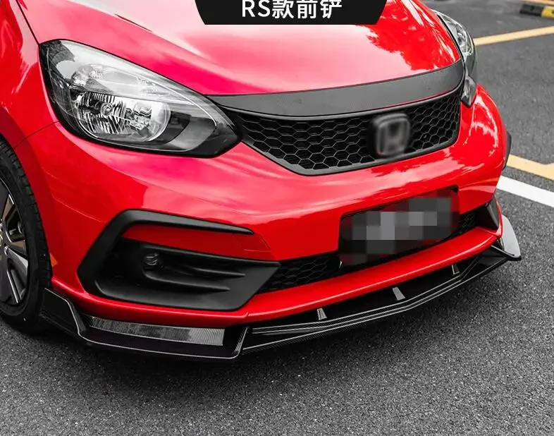 For Honda FIT Body kit spoiler 2021-2022 For Honda JAZZ DFK ABS Rear lip rear spoiler front Bumper Diffuser Bumpers Protector