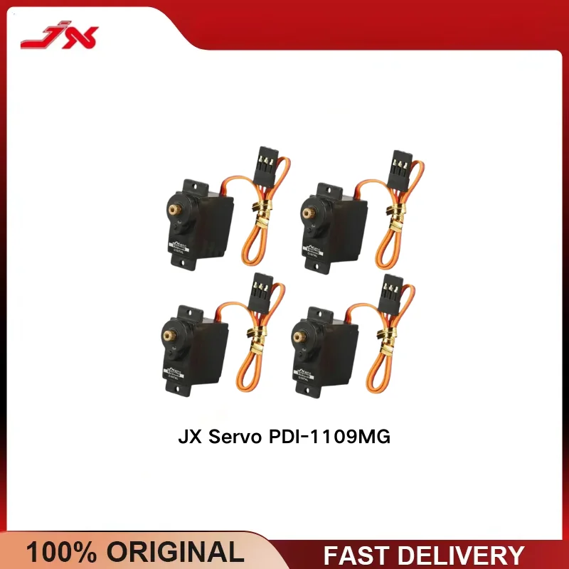JX PDI-1109MG Micro Digital Servo 10g Metal Gear 2.5kg Torque 0.10s/60° for RC Drone Fixed Wing 1/18 Crawler Boat Robot