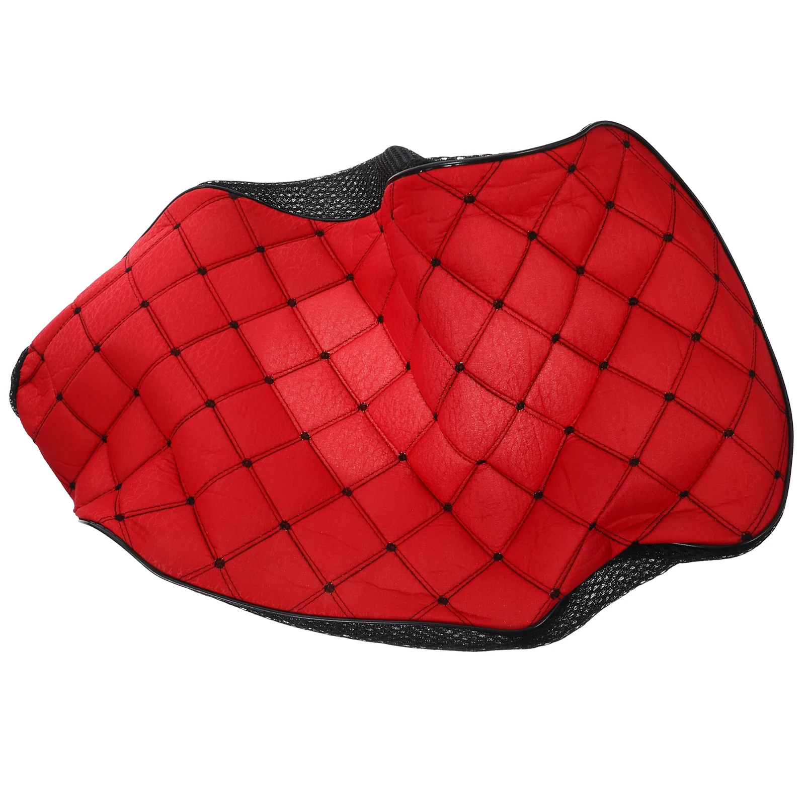 

Flexible Linen Mesh Motorcycle Seat Cover Protector Breathable Anti Slip Cushion Accessory For Electric Scooter