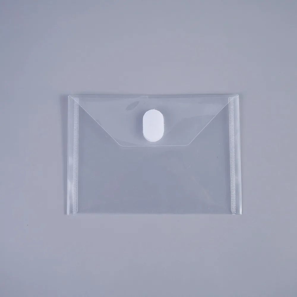 High Quality A5/A6 File Folder Transparent Plastic File Bag Waterproof Document Folder Students
