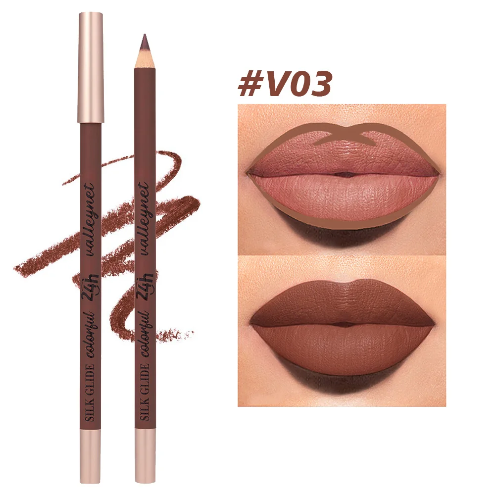 Kredka do ust 3D w 8 kolorach |   Peel-off, 16-godzinna trwałość, odporny na rozmazywanie, wegański z kwasem hialuronowym i witaminą E, nude róż