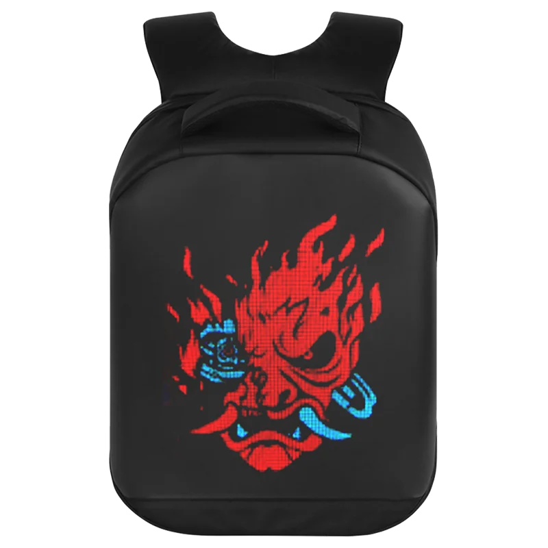 

LOY T3 Открытый Путешествия Водонепроницаемый Черный Приложение Управление Светодиодный Экран Деловой Рюкзак Для Ноутбука Унисекс