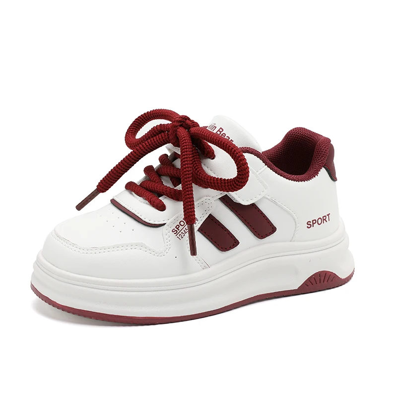 

Spring Cartoon Low Top Sneakers for Students Comfortable Children Shoes for Boys Fashion Leather Brand Shoes Kids