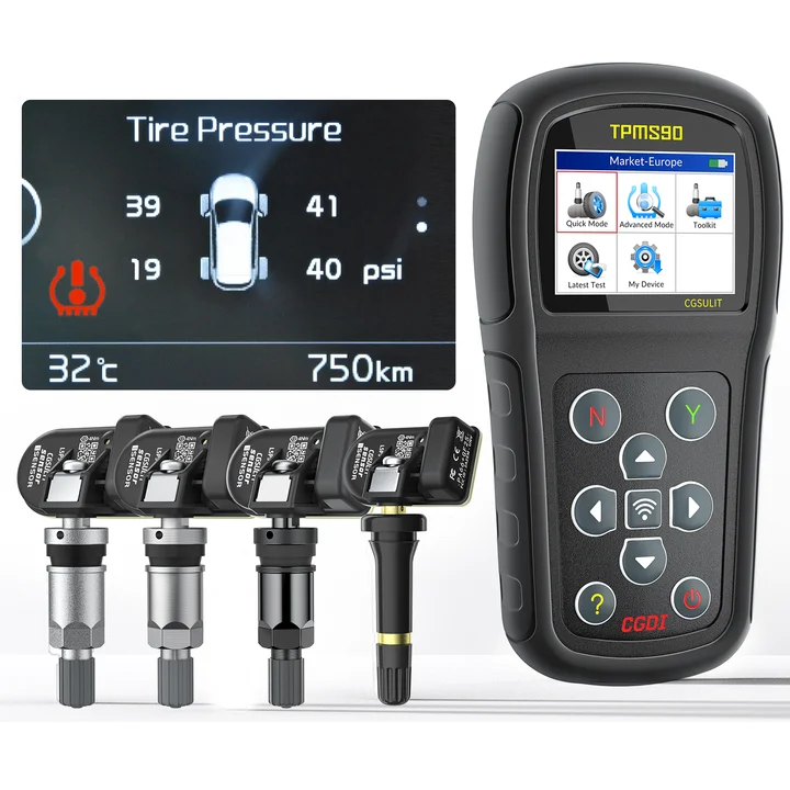 Car TPMS Sensor Valve with CAN FD Protocol for CGSULIT TPMS Programming Tool for Tire Pressure Monitoring System for Vehicles