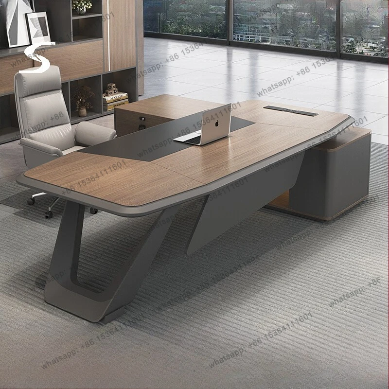 

Home Furniture Desktop Bureaux Manager Office Desks Asthetic Designer Computer Executive Corner Mesa De Escritorio