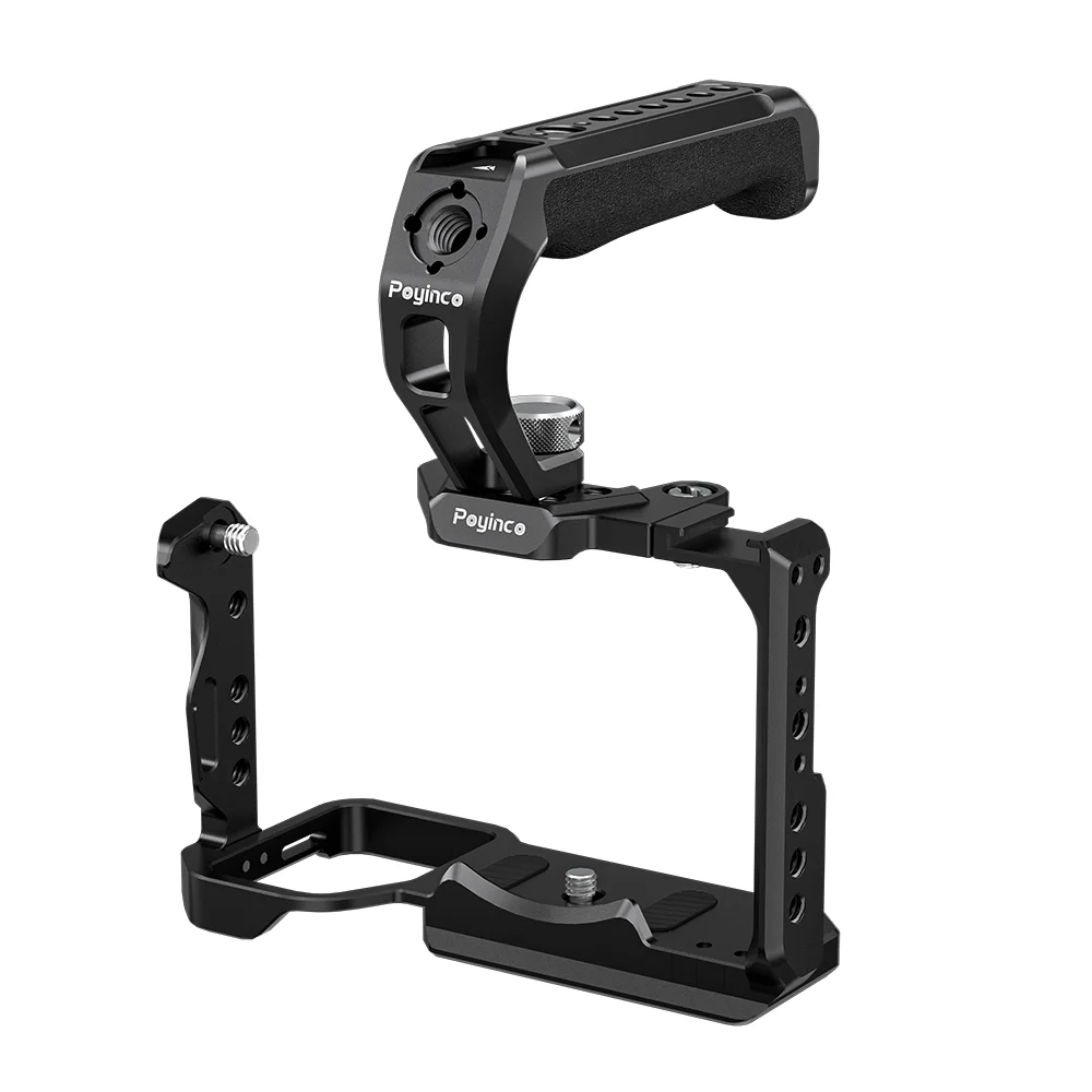 kit-de-cage-de-camera-en-alliage-d'aluminium-pour-plate-forme-de-camera-portable-legere-fx30-fx3-avec-poignee-superieure-et-support-de-chaussure-froide