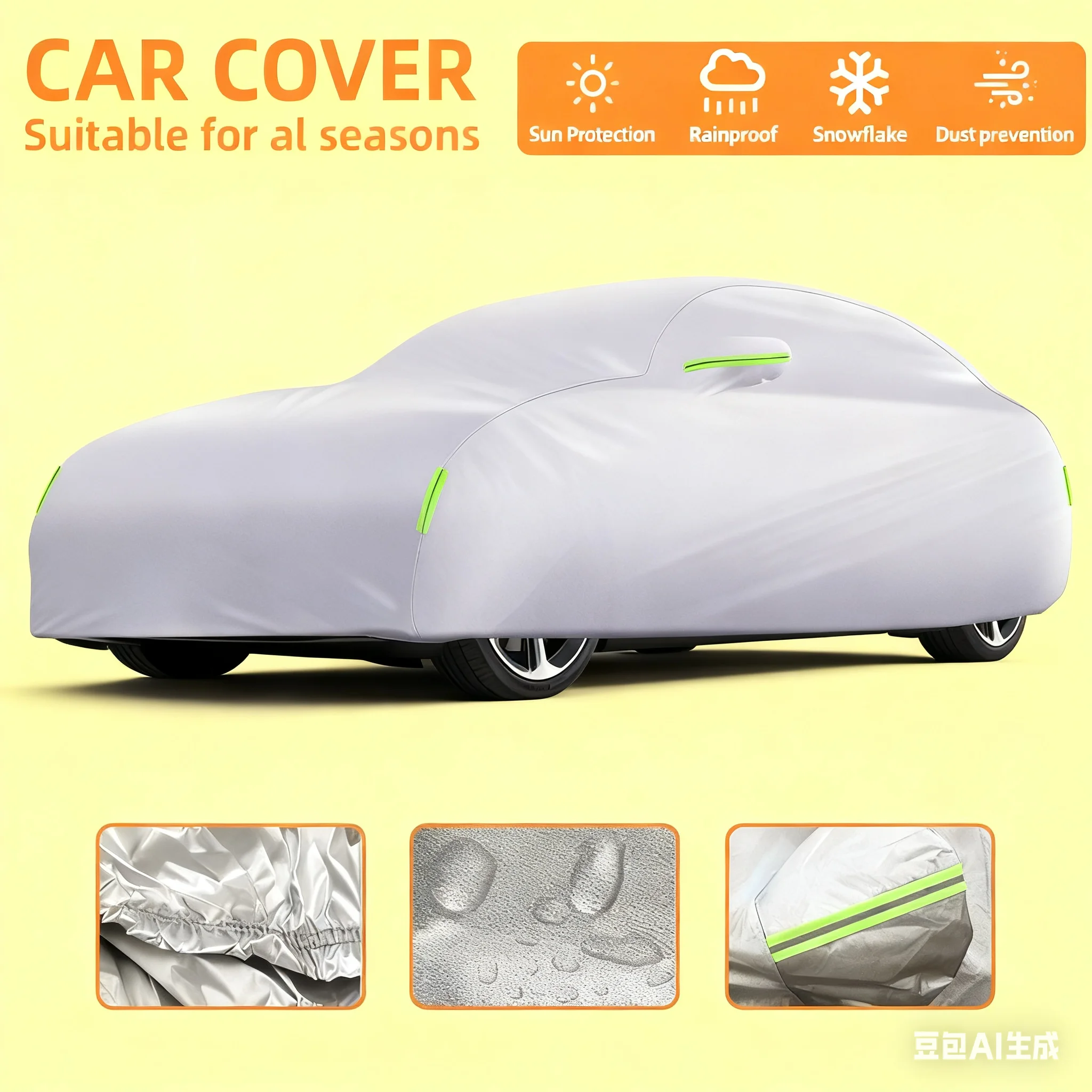 

Suitable for outdoor rain, sun, wind, and waterproof car covers for Suzuki Jimny Alivio Alto Baleno Celerio Ciaz Dzire Ertiga