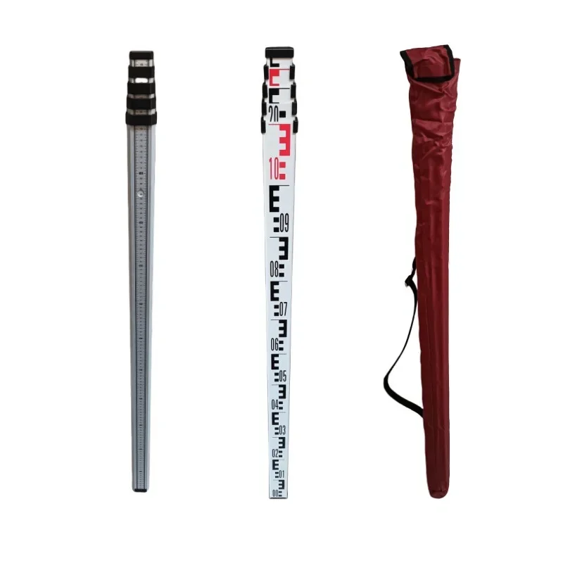 

Level 5 meters tower ruler Thickened retractable measuring ruler rod
