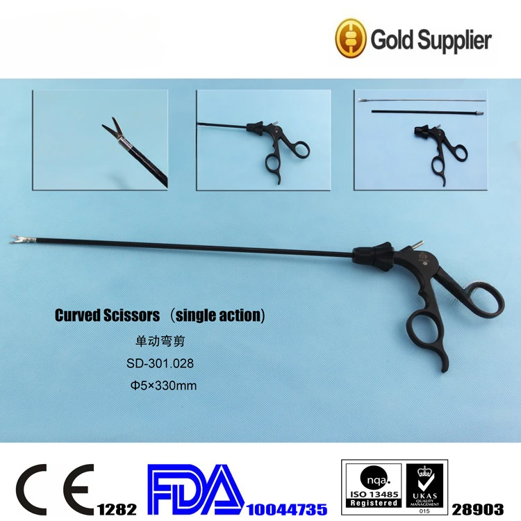 Laparoscopic Maryland Grasper Scissors 5x330mm