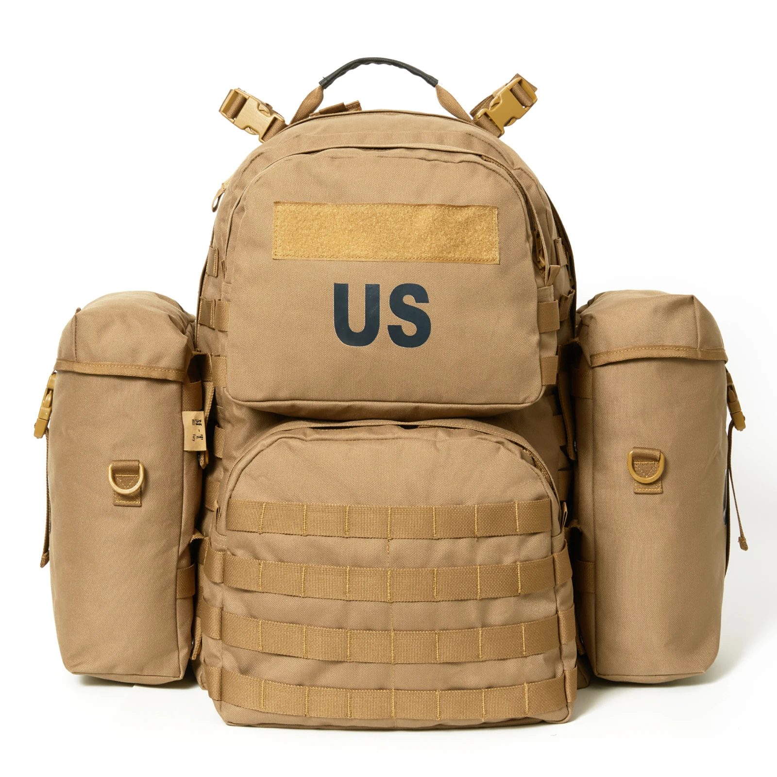 

Akmax Military MOLLE 2 Medium Backpack Army Tactical 50L Assault Rucksack Pack with External Frame Coyote Brown