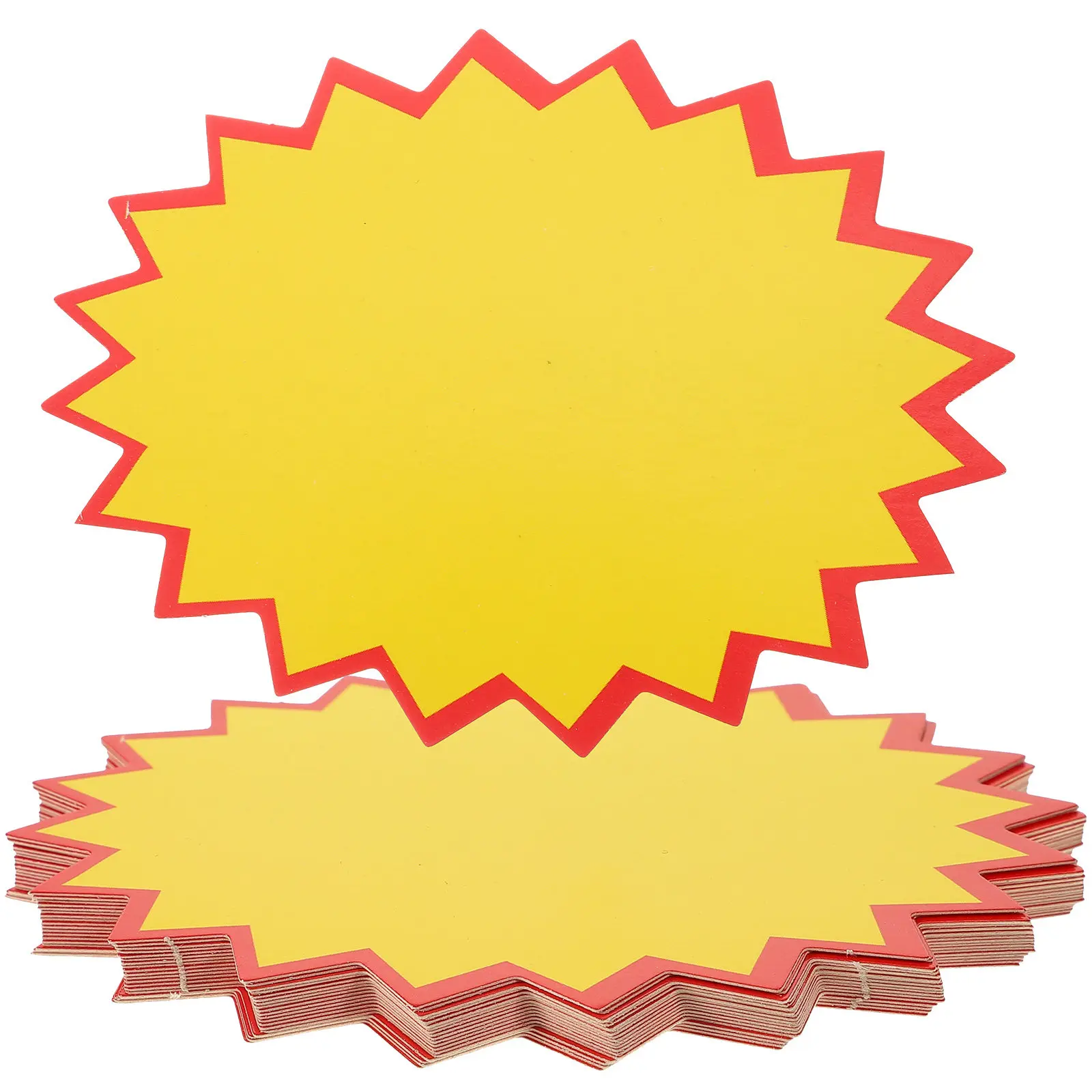 100Sheets Large Pop Price Labels Strong Paper Price Tags for Shop Supermarket Retail Advertising Displays Sale Promotional Tags
