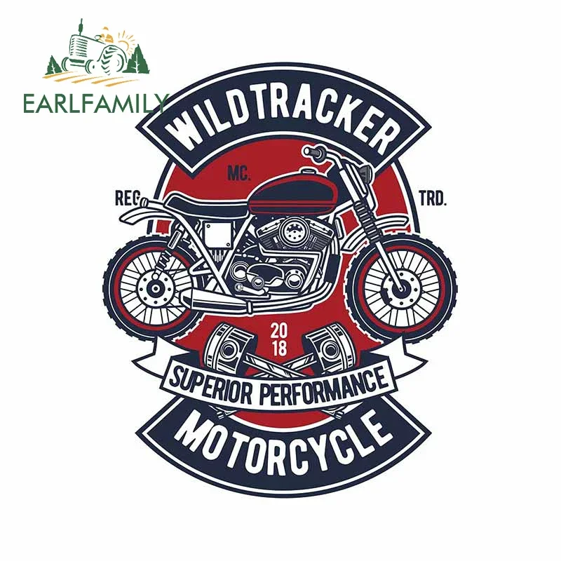 EARLFAMILY 13cm x 10.5cm Wildtracker Motorcycle Superior Performance Stickers Car Window Trunk Decal Car Sticker Car Accessories