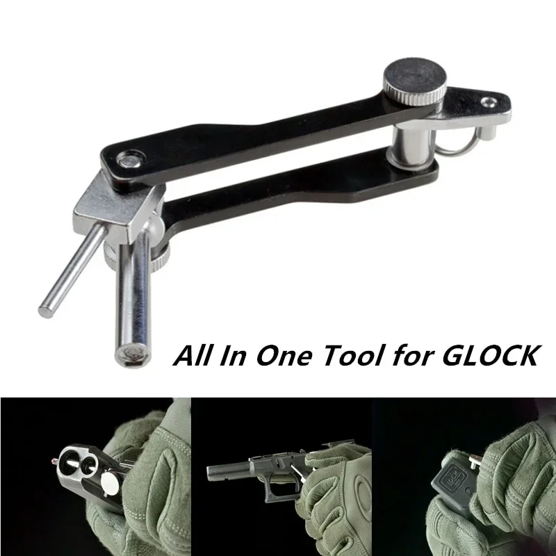 Glock Base Plate Removal Pin Punch Tool Front Sight Removal tool Compact folded design All steel construction