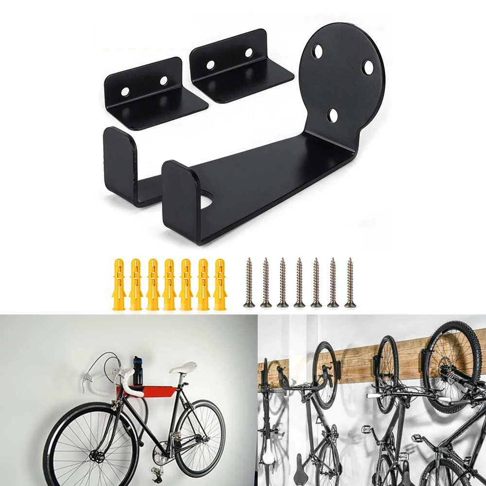 Bicycle Wall Mount Iron Rack Bike Garage Holder Bike Display Storage Hanger Kit Bike Pedal Wall Bike Stand Hook Bike Accessories