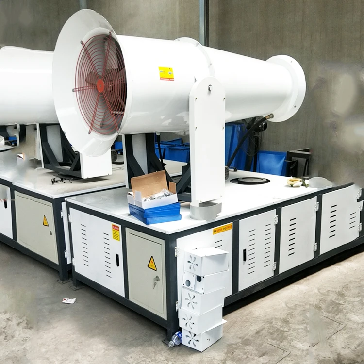 Suppression Fog Cannon Farm Machinery Misting Sprayer Cannon Water Mist Cannon for Dust Control Industrial Dust customized