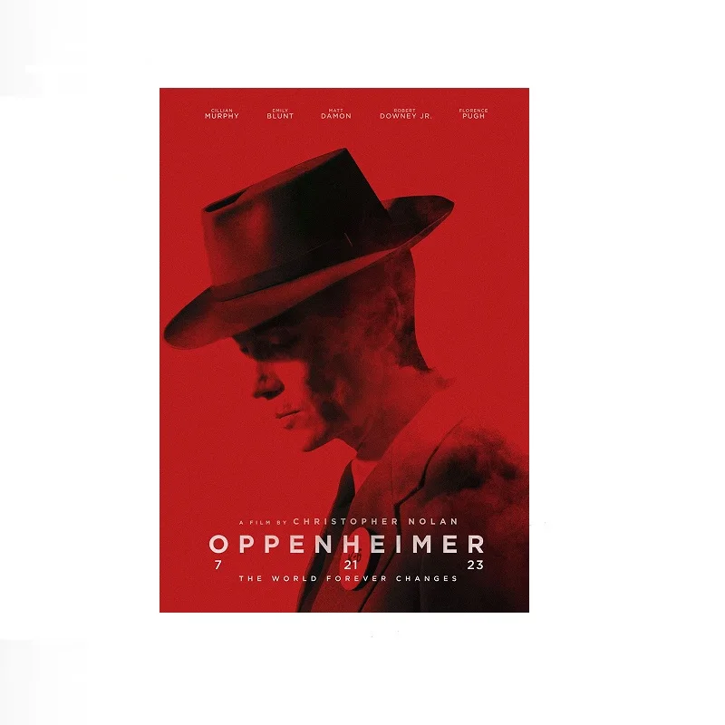 Oppenheimer Movie,Art Picture Print Silk Poster Home Wall Decor