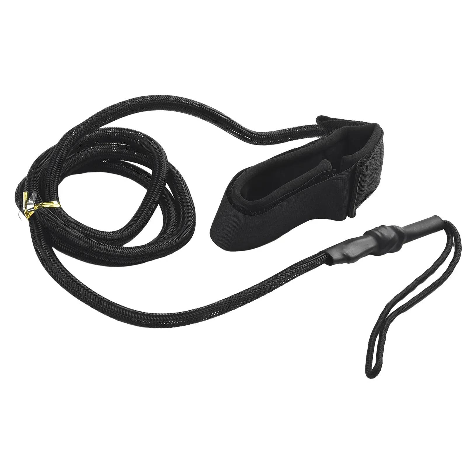 153cm~240cm Surfboard Paddle Leash Surf Leash Rope Surfboard Leash Foot Coiled Leash Highly Elastic Surfing Foot Cord