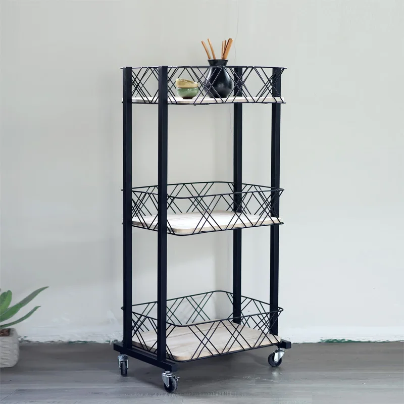 

Multi-layer shelves, installation-free living room, bedroom, dormitory, multi-functional storage rack, bathroom, mobile floor sh