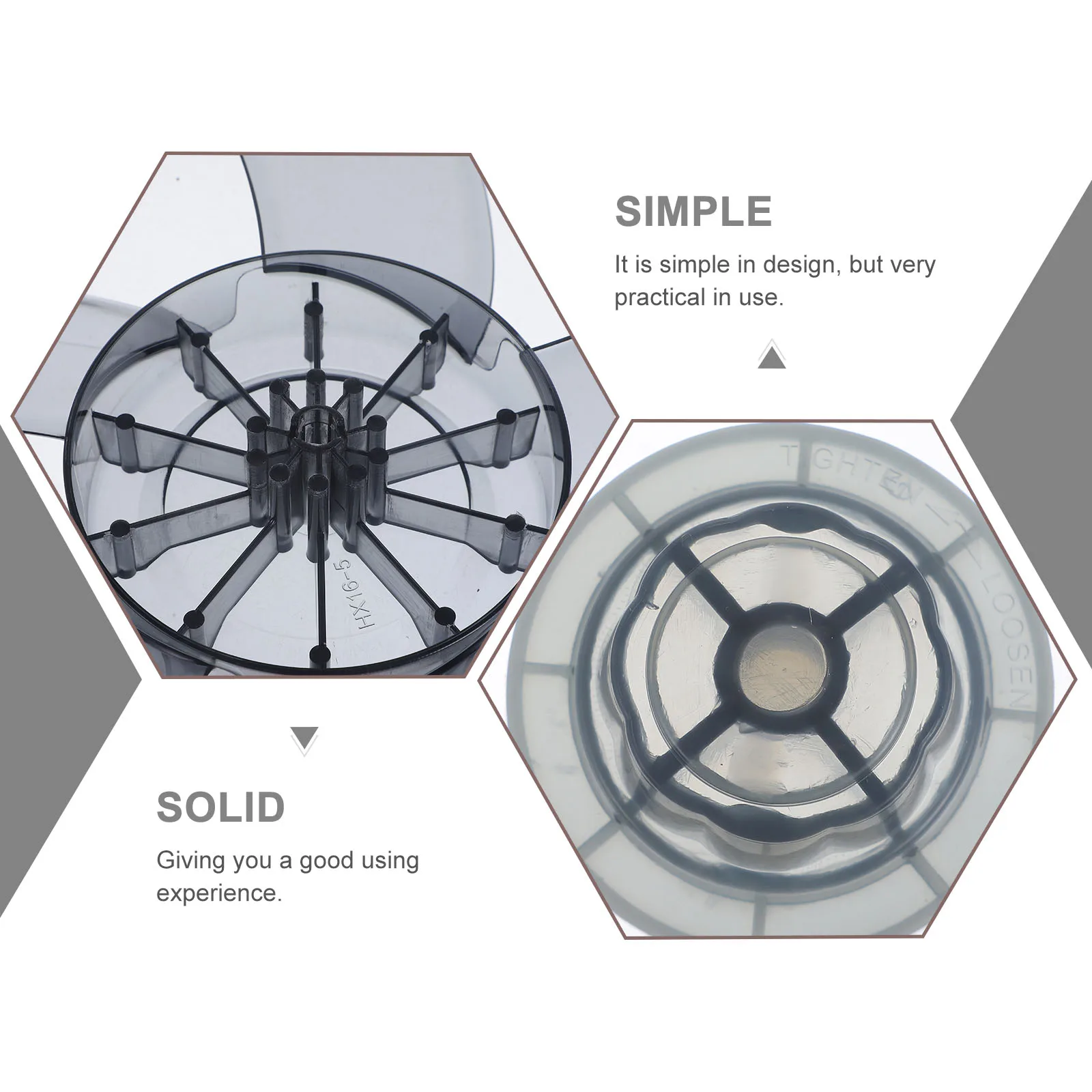 

Electric Fan Blade Replacement Plastic Pedestal Table Floor Fan Accessories Black Easy Install Smooth Edge Safe