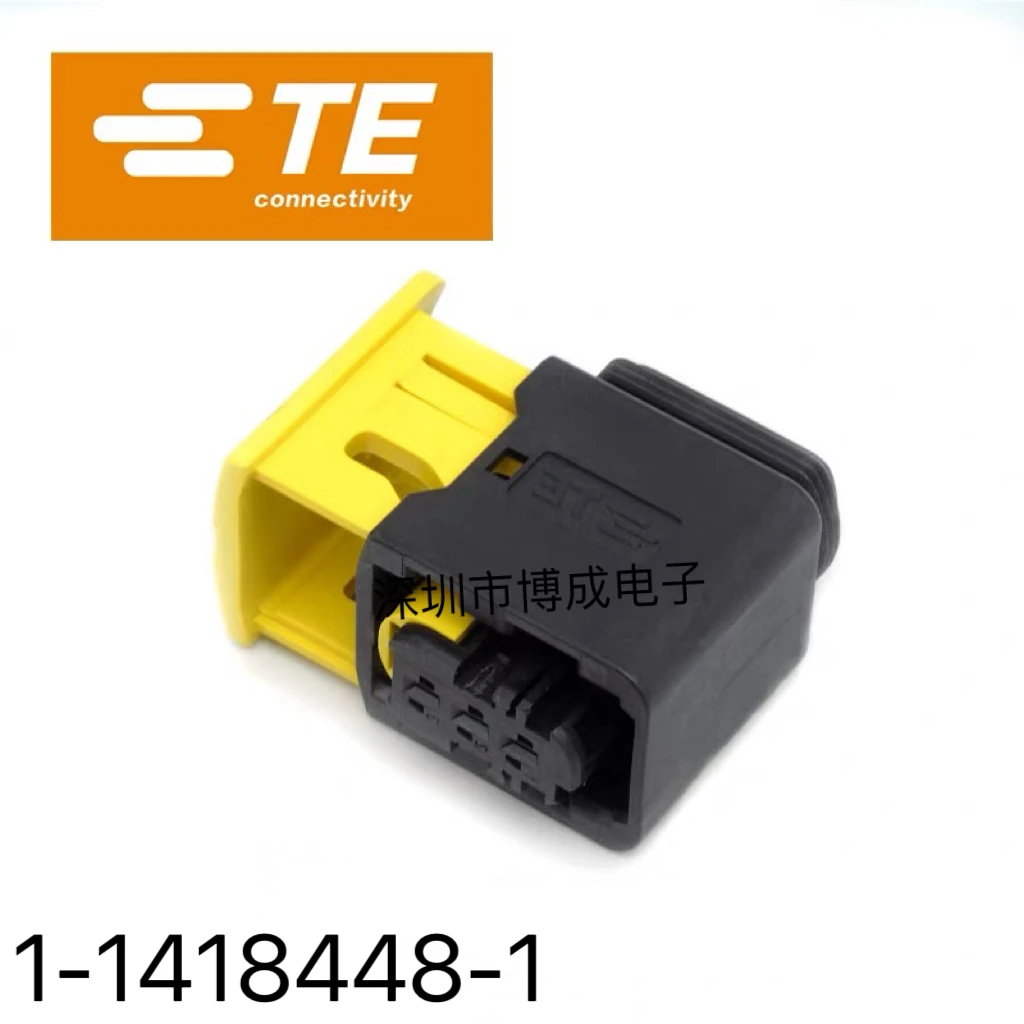 5 pieces/batch 1-1418448-1 3-hole energy vehicle wiring harness accessories connector, brand new in stock