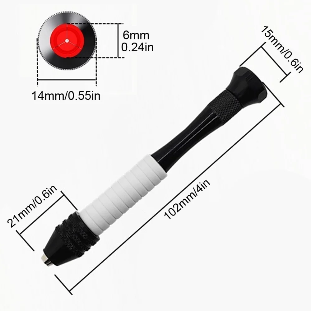21 pz/set morsa a perno trapano a mano Set manuale strumenti rotanti artigianali per la creazione di gioielli/intaglio artigianale con trapani a torsione PCB Mini trapani