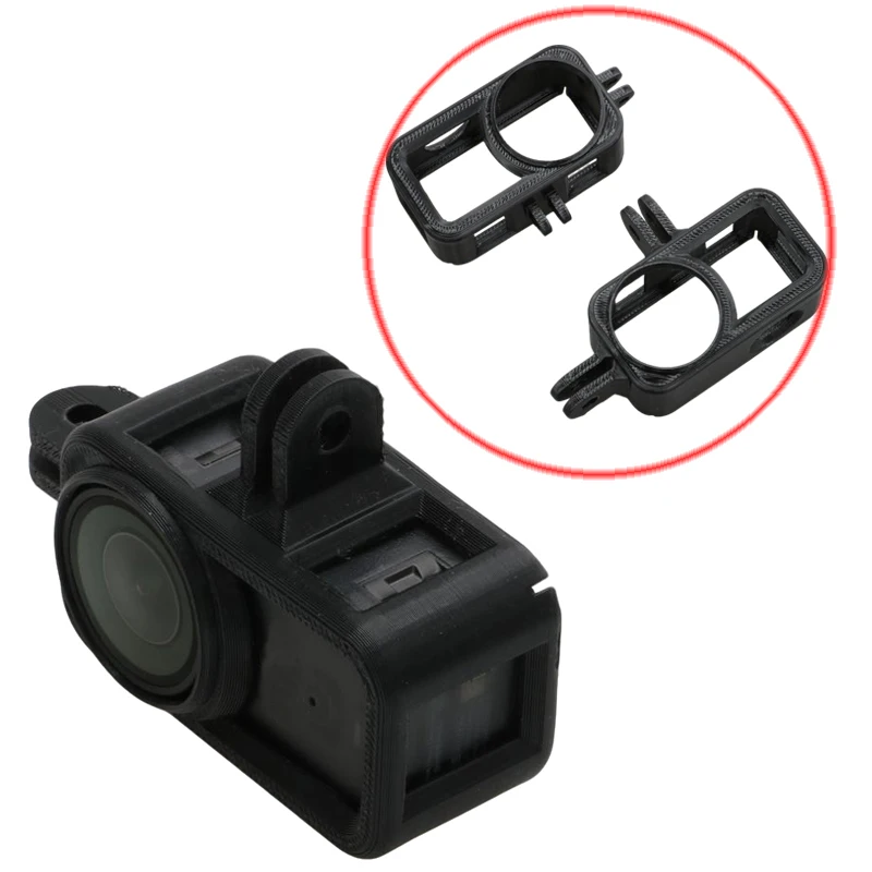 1 個 M3/M5 インターフェース FPV カメラマウント TPU 保護ケース切り替え可能な水平/垂直撮影 DJI Osmo Nano ドローン部品用