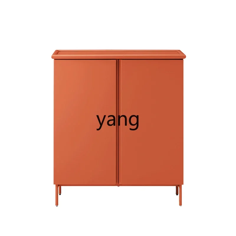 

YJQ Art Museum Entrance Cabinet Ultra-thin shoe cabinet Solid wood edge Modern minimalist light luxury small apartment