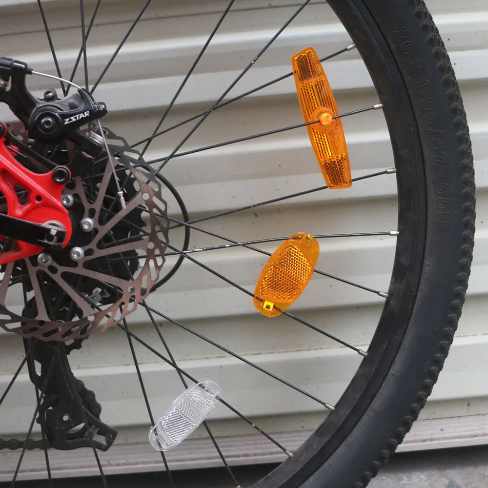 MTB Road mountain bike wheel set Reflector Wheel Rim Reflective Spoke Mountain Warning Light bicycle Spoke equipment accessories