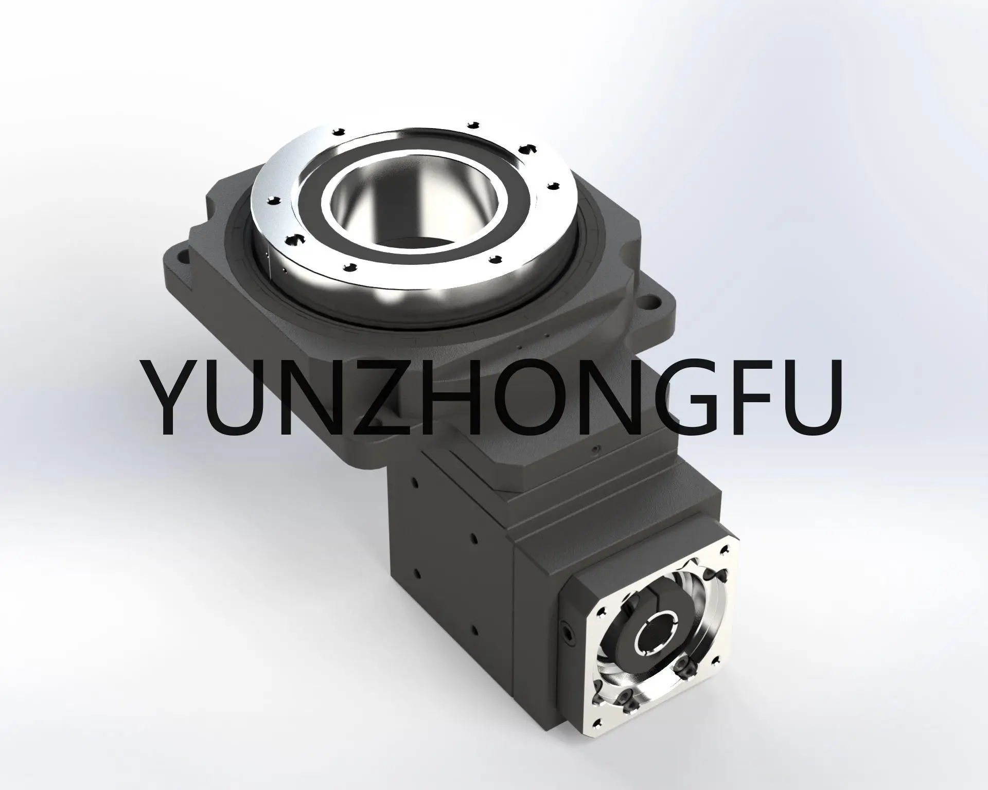 280mm diameter high precision scale division 360 degree rotary table worm gear dividing electric The hollow rotating platform