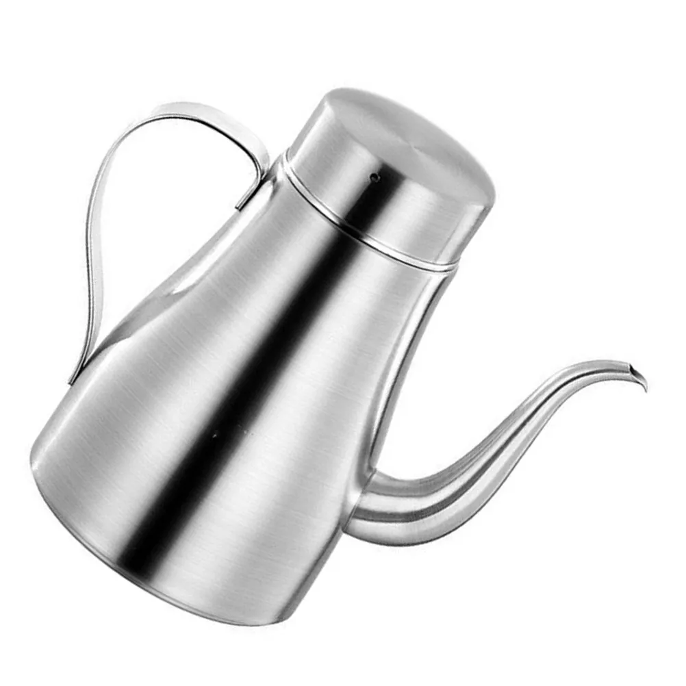 

Stainless Steel Olive Oil Dispenser Large Capacity No Drip Pouring Oil Container for Kitchen Cooking Salad Dressing Bottle