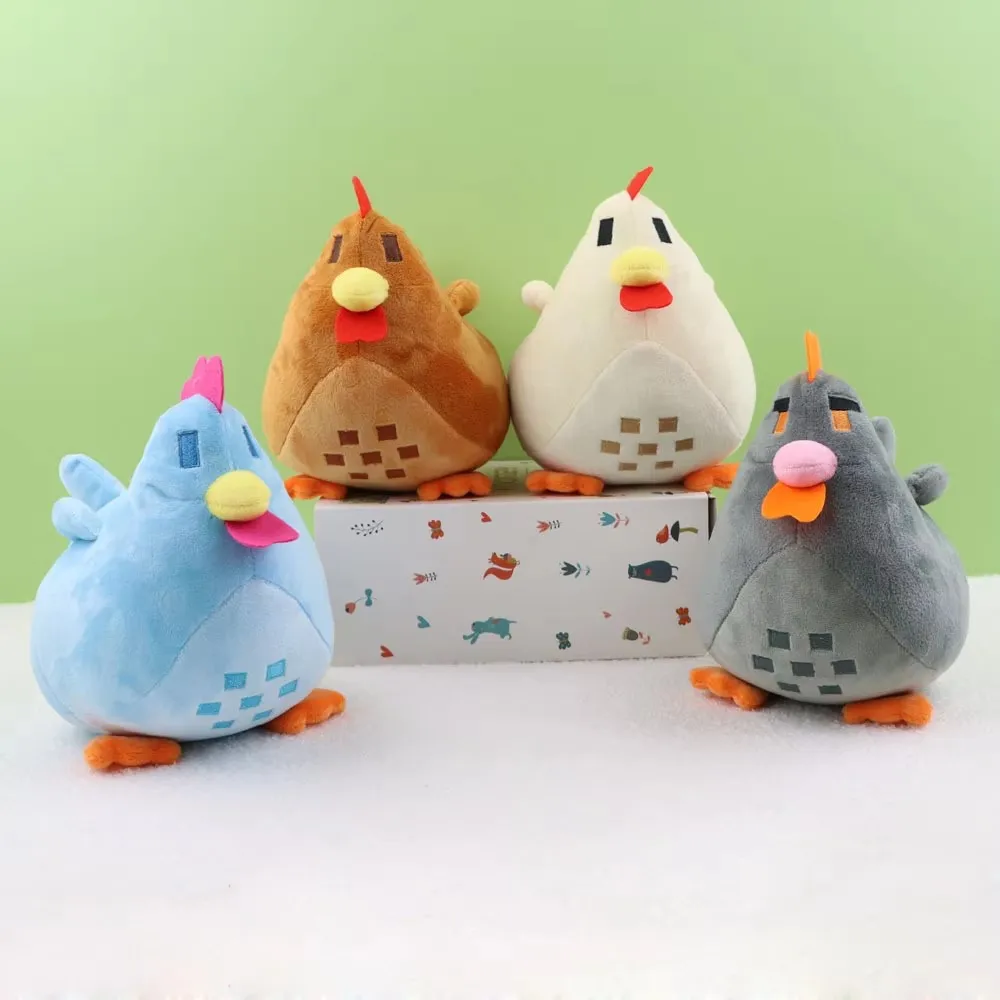20cm Stardew Valley Chicken Pillow Plush Soft Stuffed Animal Toys Cartoon Stardew Valley Children Birthday Gift Christmas Gift