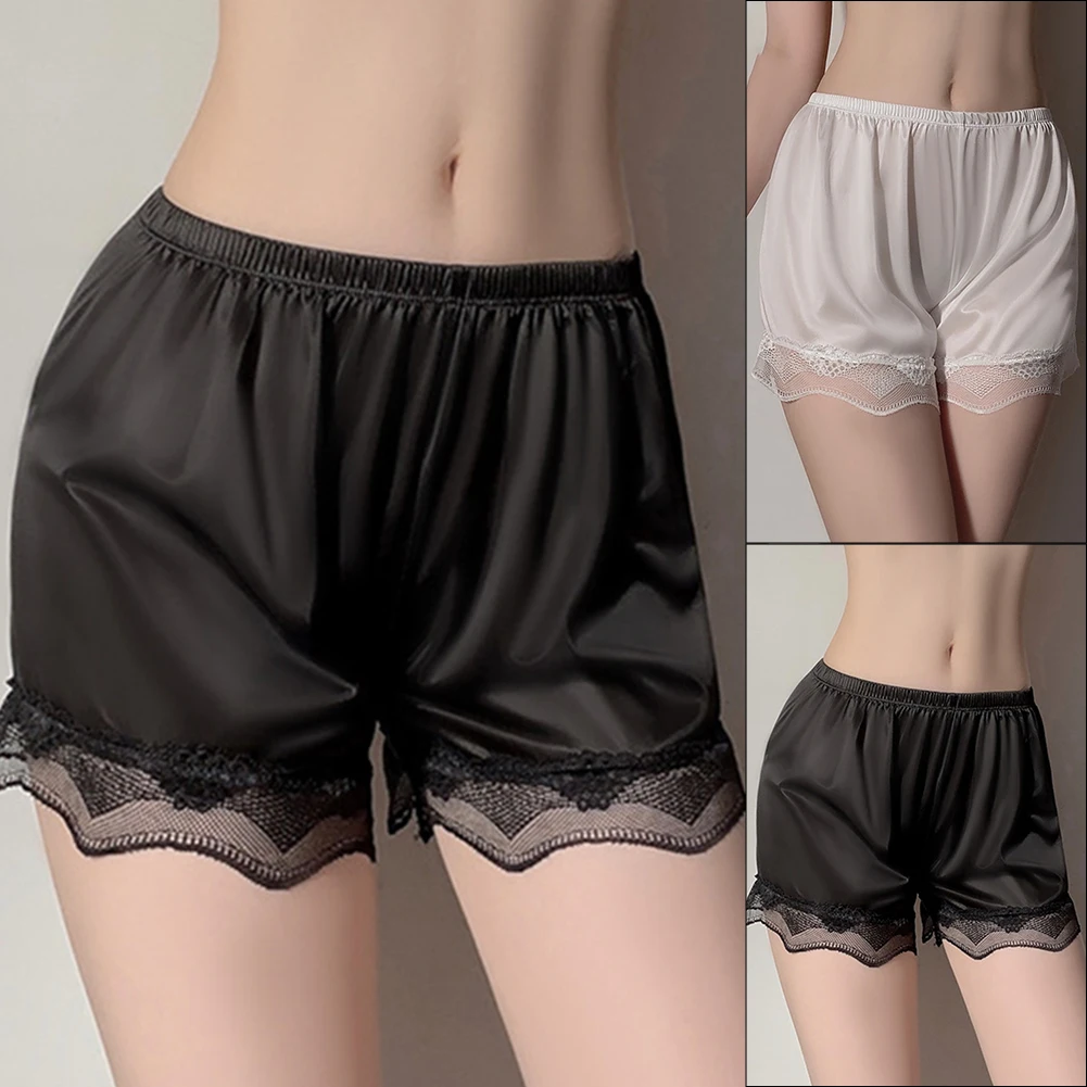 Gloednieuwe shorts ondergoed nachtkleding zachte effen kleur dunne losse witte vrouwen zwart ademende bodem comfortabel sexy ondergoed