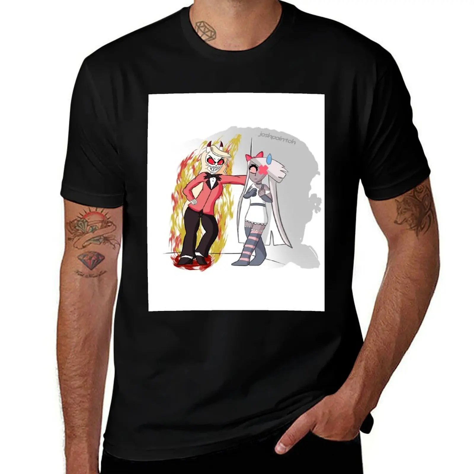 

Hardcore Chaggie T-Shirt t shirts for man graphic vintage anime t shirts oversize t shirts with prints T-shirt
