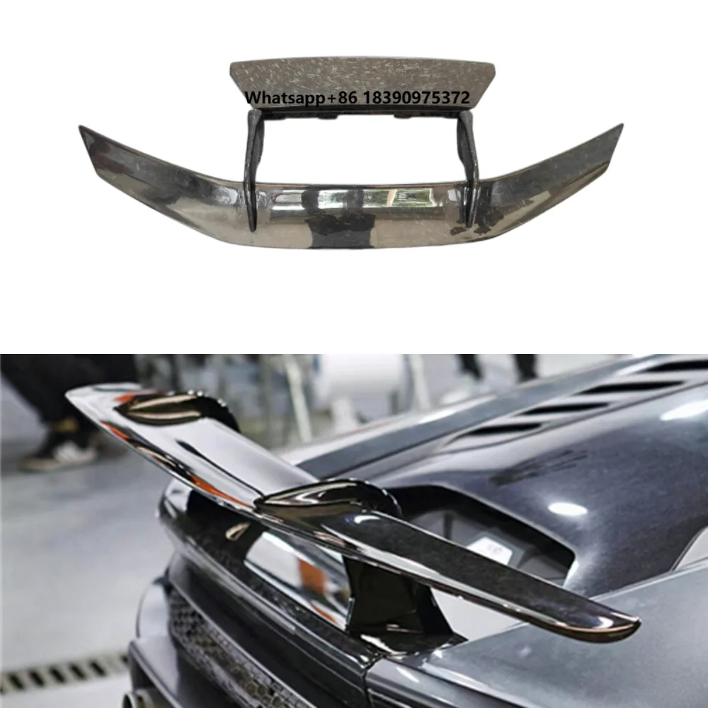 

Hot Selling Car Tail Wing for Upgraded P-style Forged Carbon Fiber Rear Spoiler+spoiler Base Body Kit