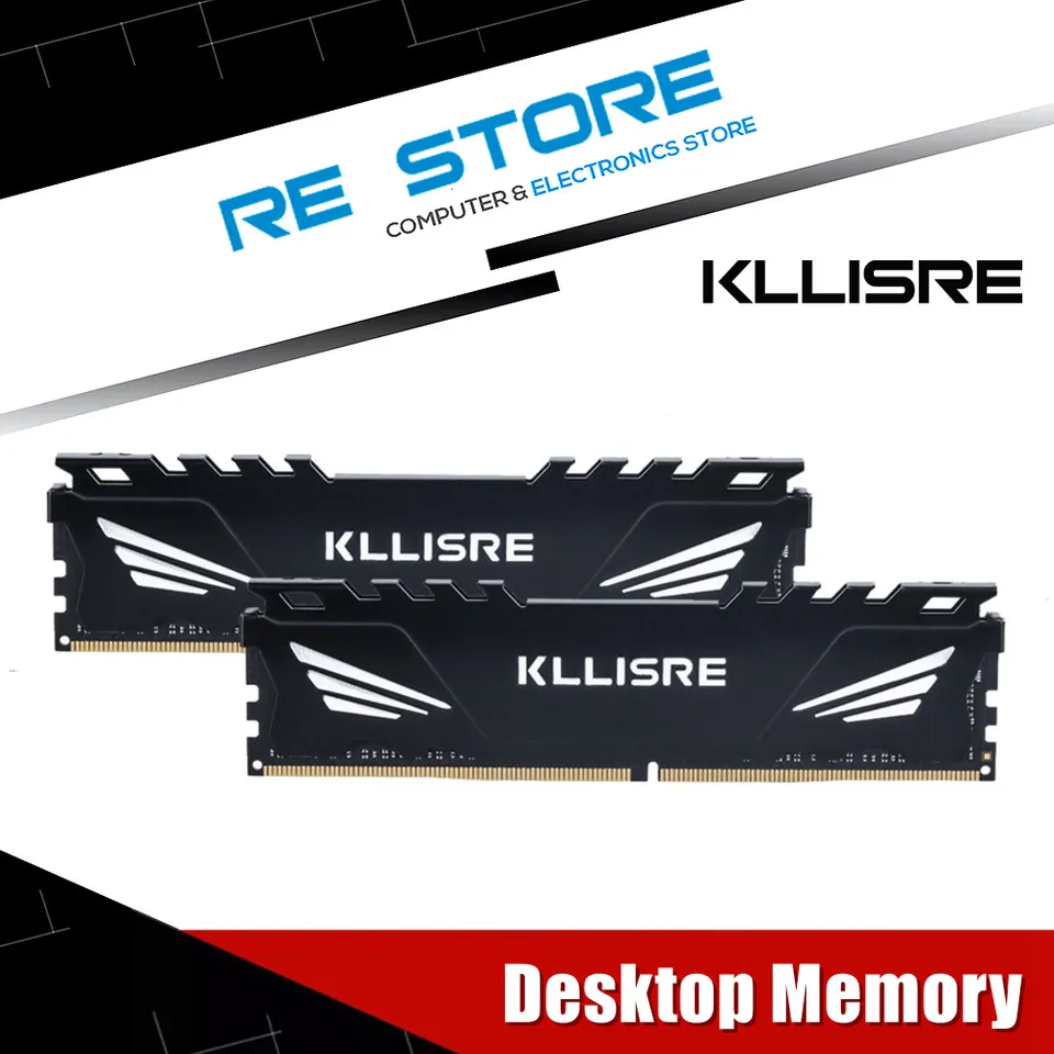 Kllisre Memória DDR4 8GB 16GB Memory 2666MHz 3200MHz Desktop Dimm