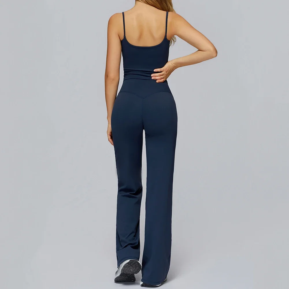 Yoga Set 2 Pieces Sports Outfits Female Clothing Fitness Vest Sportswear Women Tracksuit High Waist Leggings Sport Bra Yoga Suit