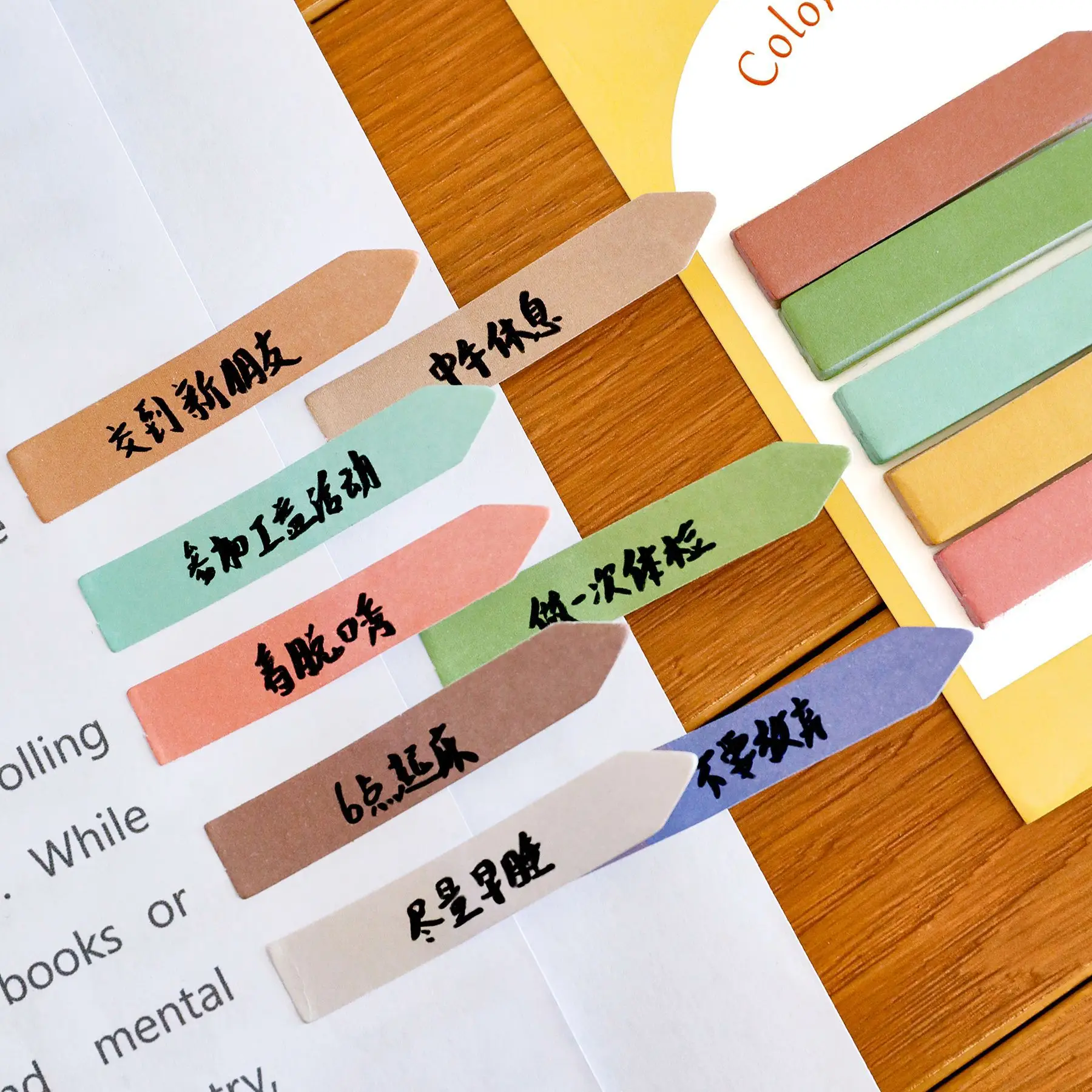 

Sticky Notes Memo Pad Notes Index Transparent Post Stickers Bookmarks Notepad School Office Supplies 100/400 Sheets