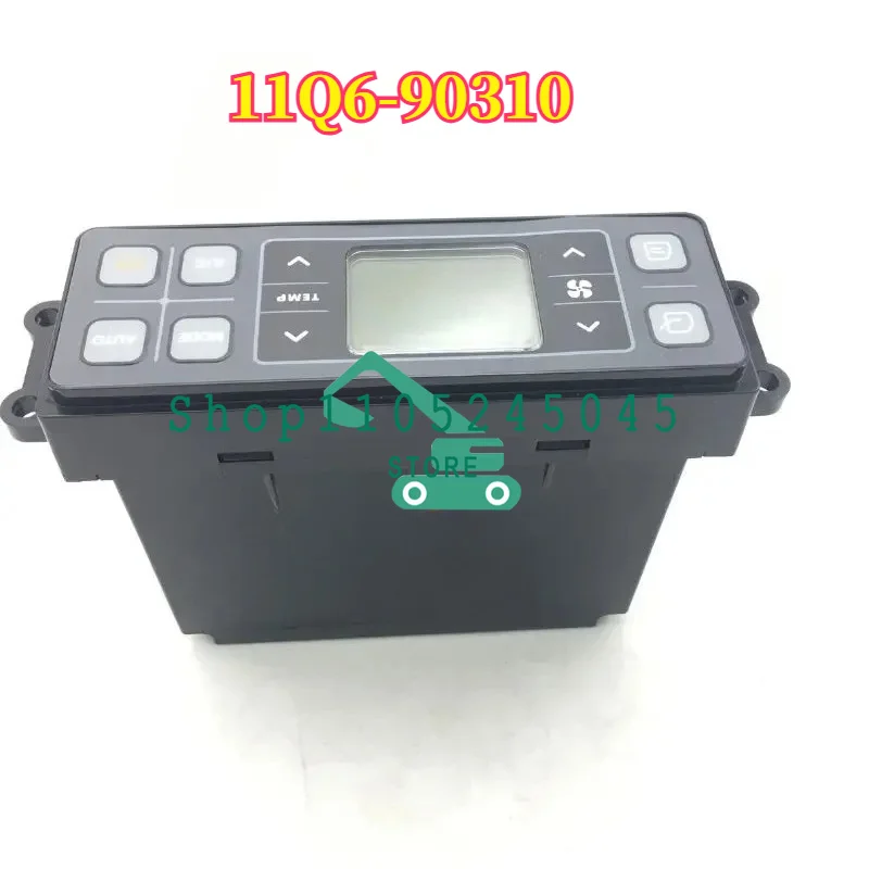 11Q6-90310 Air Conditioner Control Panel for R210-9 R220-9 R225-9 AC Controller Excavator Part