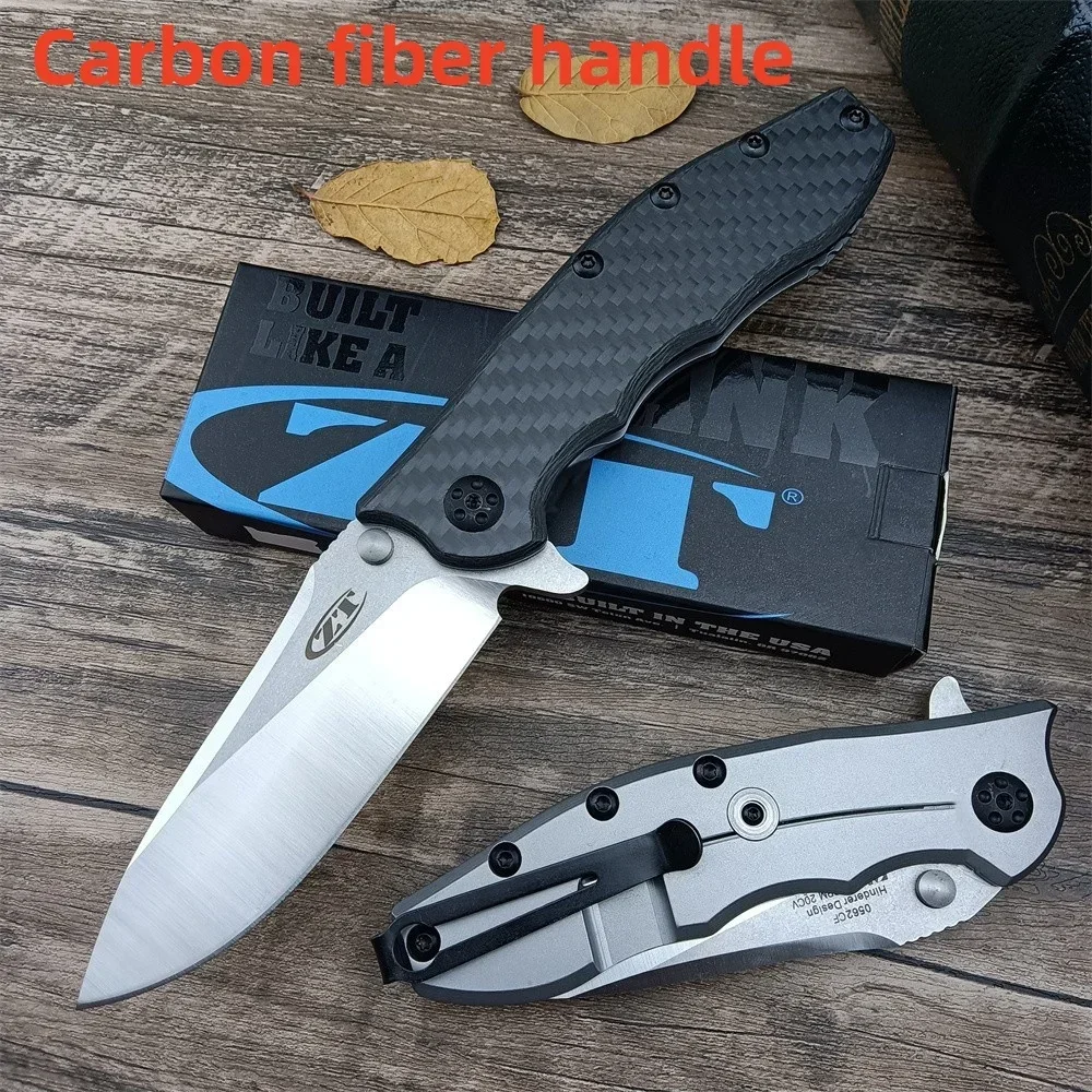 Tactical Pocket Tools 0562 Ball Bearing Flipper Folding Knife 8Cr13Mov Blade 420+G10/Carbon Fiber Handle Hunting Camping Knives